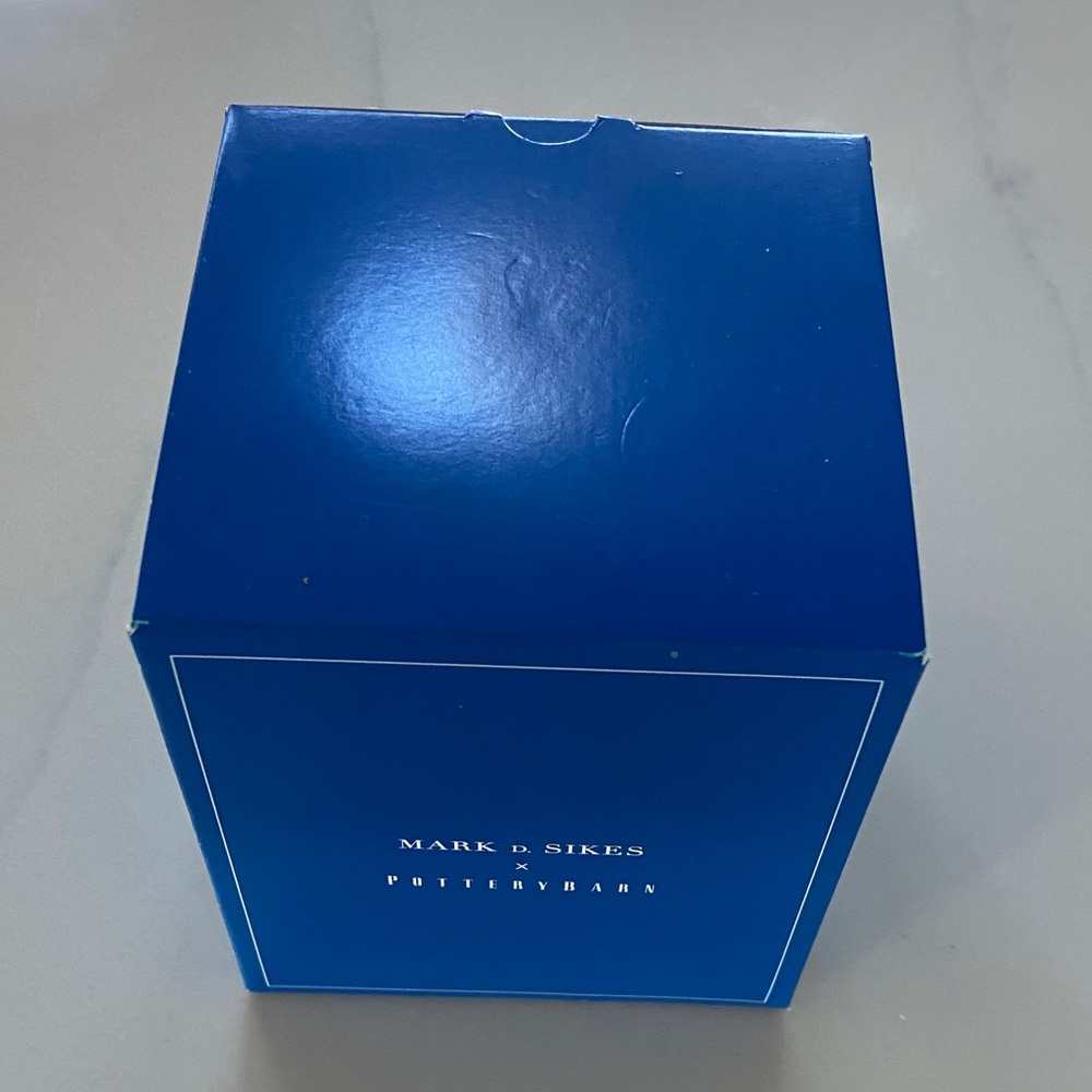 Pottery Barn Blue Decorative candle - Picture 2 of 10